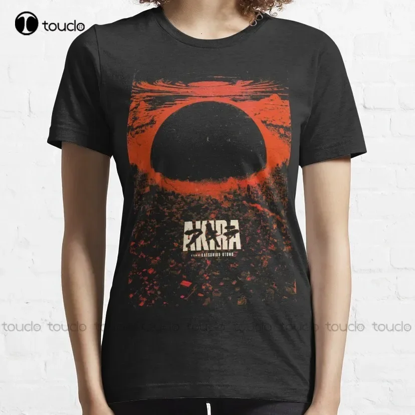 Akira Punk City Explosion Poster Classic T-Shirt Golf Shirt Custom Aldult Teen Unisex Fashion Funny New Xs-5Xl Fashion Funny New