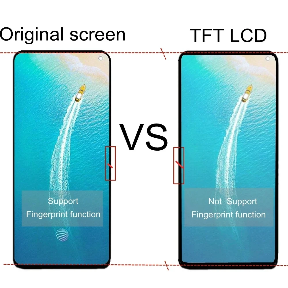 Original TFT FOR Huawei Mate 40 Mate 40E LCD Display Touch Screen Replacement Accessories Assembly For Huawei OCE-AN10 LCD