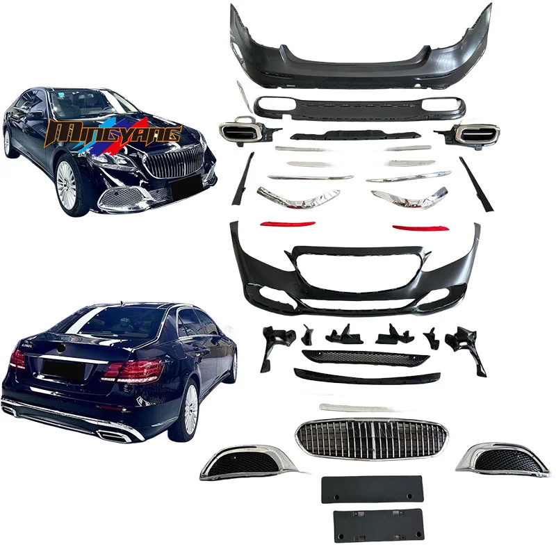 

Modification PP Plastic W212 2014-2016 Upgrade W223 Maybachs Design Car Bumpers Bodykit for Mercedes Benz E Class W212 LCI to W2