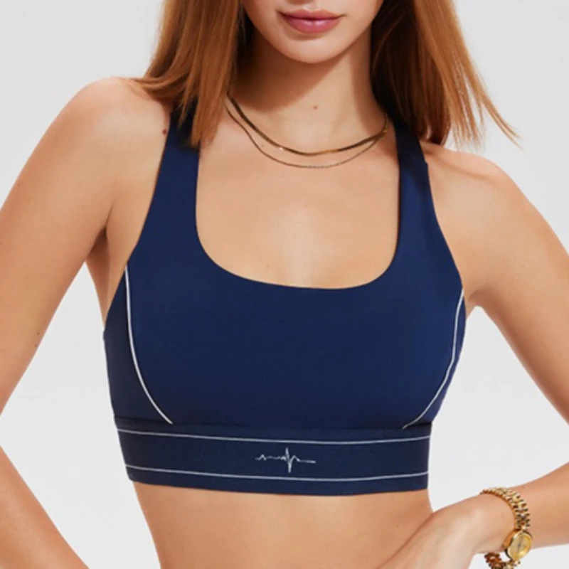 

Sports underwear female shock-proof Running fitness sports vest Gathering yoga bra Y-back yoga crop top sports bra for women gym
