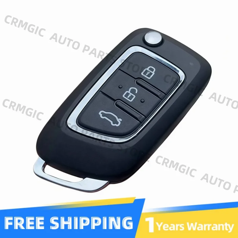 

3 Button Folding Flip Remote Key For DongFeng Aeolus A30 AX4 AX7 AX3 AX5 Remote key No Chip