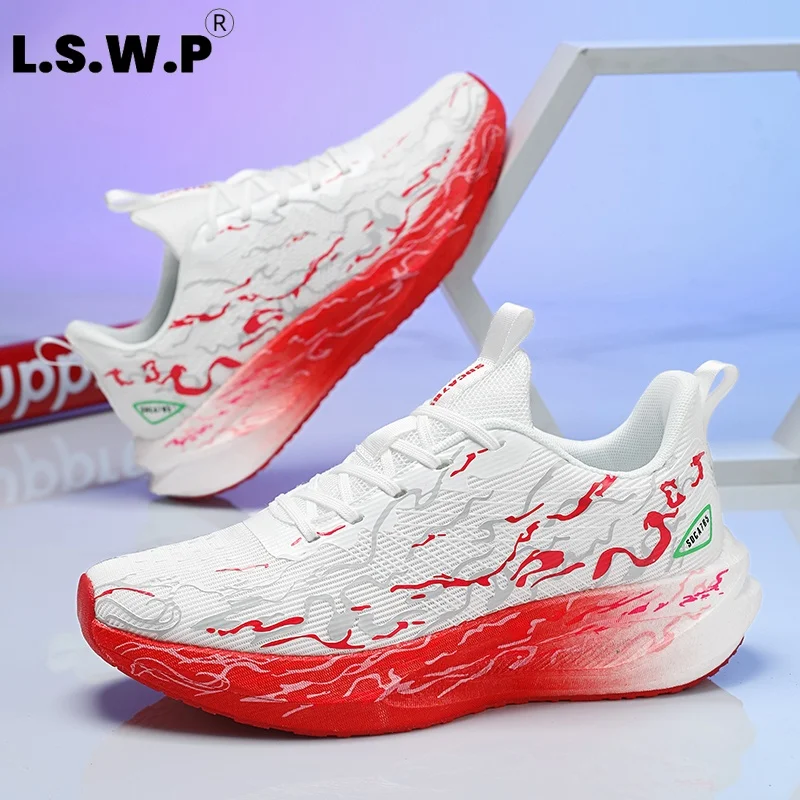 Women's sneakers, cushioned and durable, knitted breathable sneakers, suitable for daily wear, running, and gym workouts