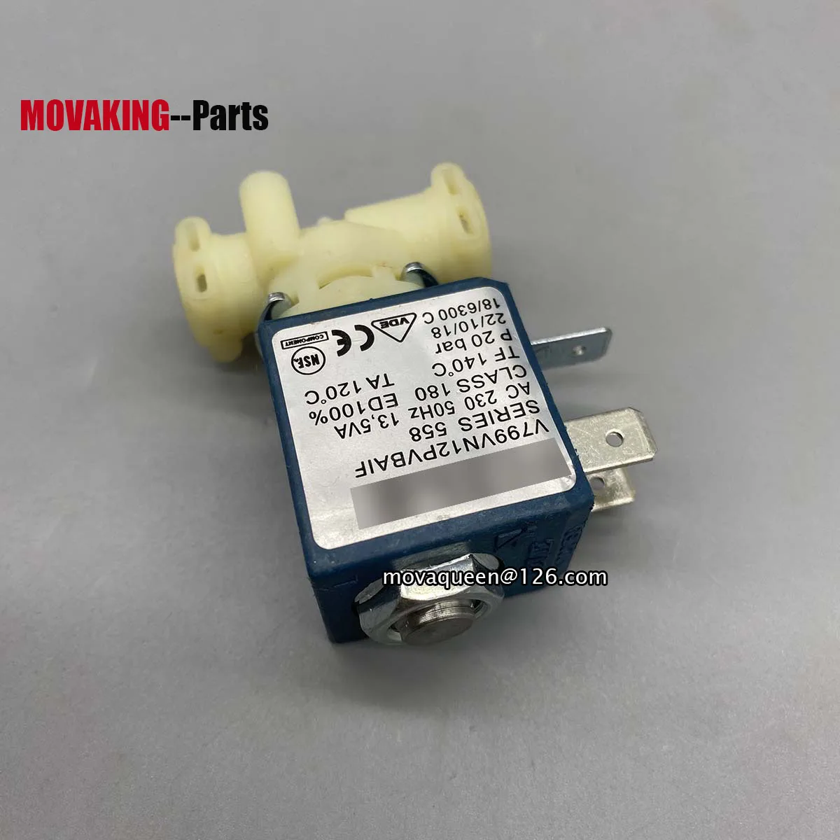 AC230V P 20BAR V799VN12PVBAIF SERIES 558 صمام الملف اللولبي صمام مغناطيسي لاستبدال ماكينة القهوة Breville