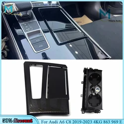 4KD862533 For Audi A6 C8 2019-2023 Front beverage cup holder assembly water cup holder 4KG 863 969E