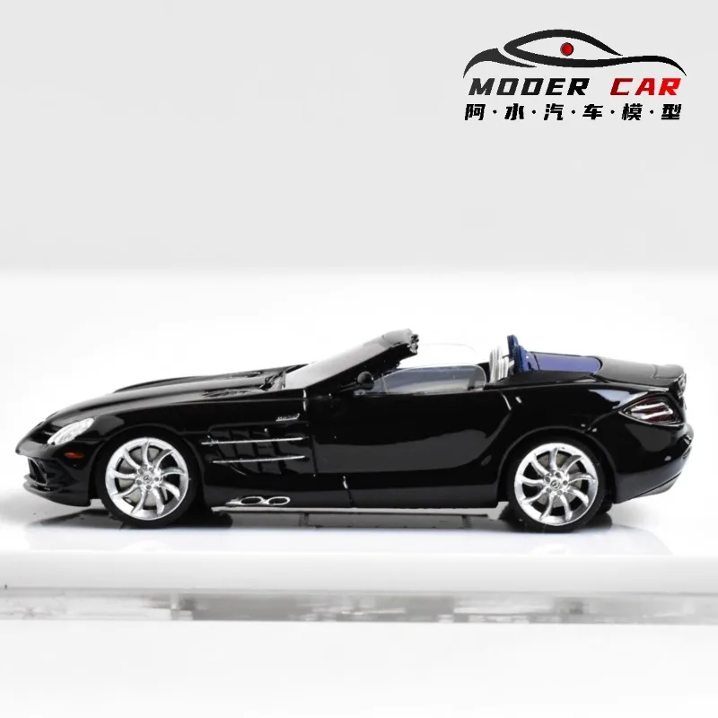Stock 1:64 SLR modelo de coche de resina fundida convertible de dos puertas, juguetes para niños, regalos festivos para niños, decoraciones para adultos.