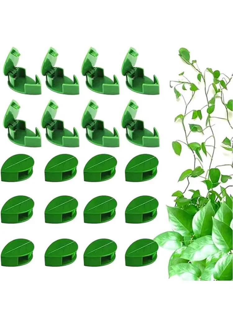 10/20/30Pcs Invisible Plant Climbing Wall Fixture Clips Self-Adhesive Rattan Vine Bracket Fixed Clips Garden Traction Holder