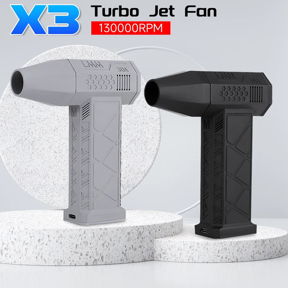 

Powerful Turbo Jet Fan Air Blower 130000RPM High Speed Turbo Violent Fan Electric Air Duster Computer Keyboard Cleaning Tool