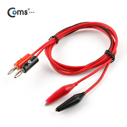 Coms BE535 crocodile clip cable (banana terminal conversion) 1M