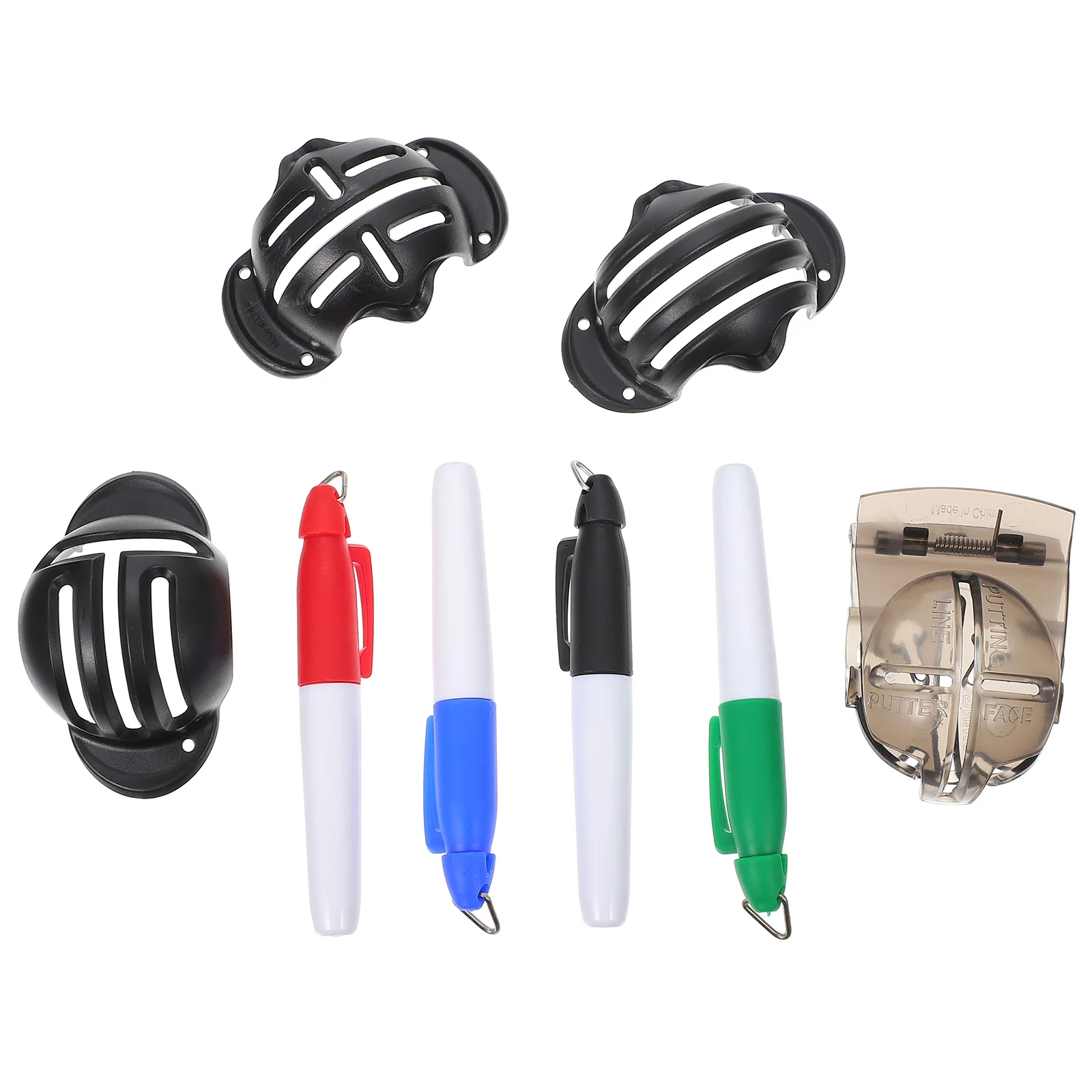 1 مجموعة كرات الغولف الخطاط محاذاة كليب مستقيم خطوط أنيقة المحمولة مريحة كلا الجانبين وسم أداة