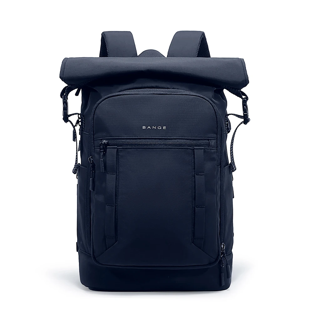 BANGE New Men Casual Waterproof Backpack Fits 15.6 inch Laptop Expandable Urban Travelling School Backpack Daily Splashproof Bag image 3