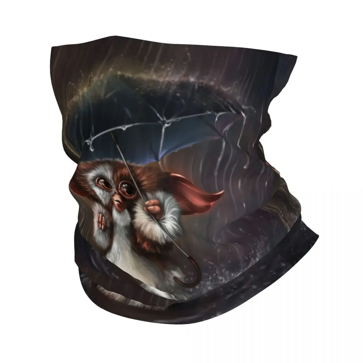 Cute Gizmo Gremlins Winter Headband Neck Warmer Men Women Hiking Camping Tube Scarf Horror Mogwai Face Bandana Gaiter