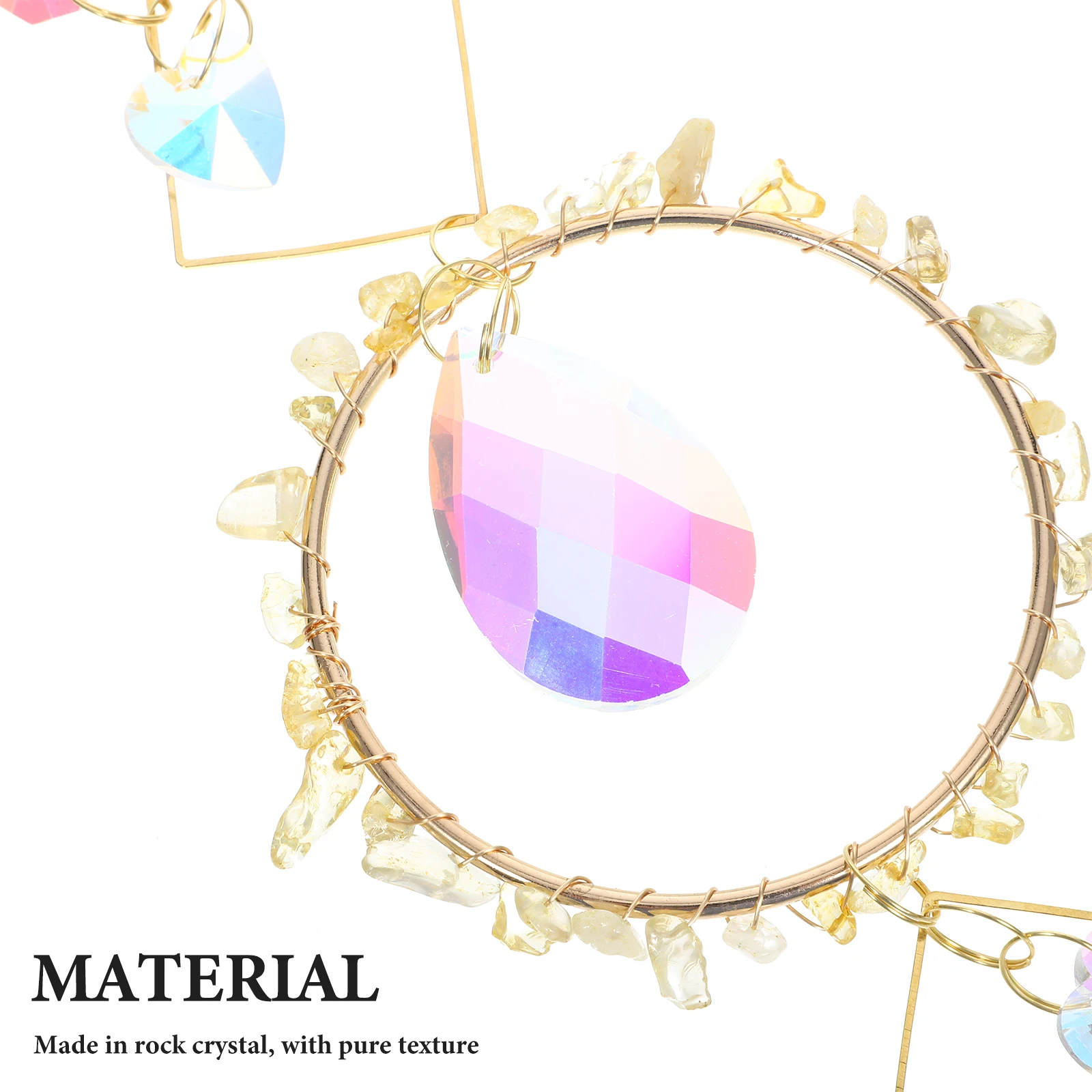 

Crystal Pendant Eye-catching Decor Sun Suncatchers for Windows Charm Stable Hanging Ornament Decoration