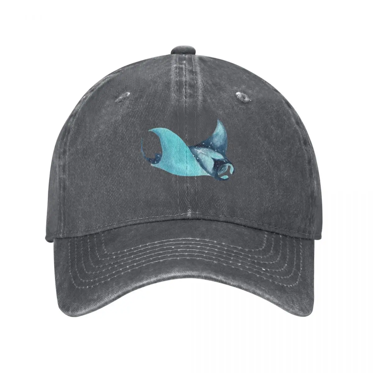 Galaxy Manta Ray Baseball Cap black Hip Hop For Man Women's