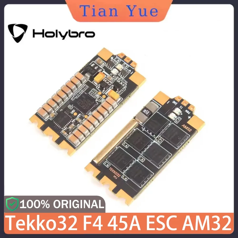 

Holybro Tekko32 F4 45A AM32 ESC Dshot1200 32kHz 2-6S Built-in Current Sensor RGB LED for RC FPV Racing Drone Quadcopter