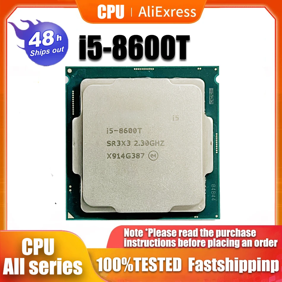 

Used Core i5-8600T i5 8600T 2.3GHz Six-Core Six-Thread CPU Processor 9M 35W LGA 1151