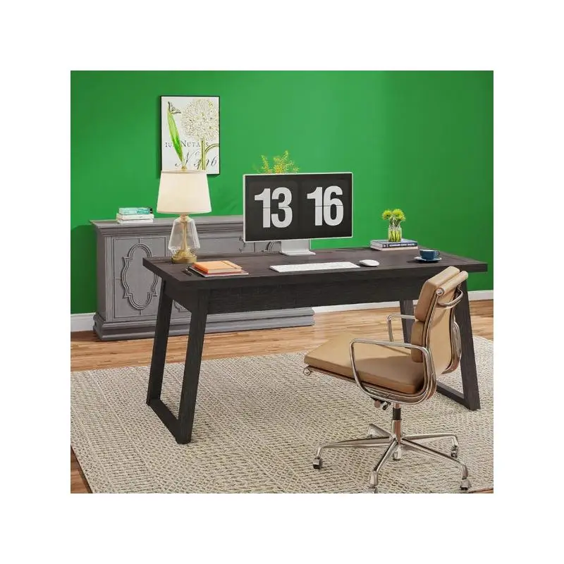 Ergonomic Computer Desk with Adjustable Height and Storage Solutions for Home Office