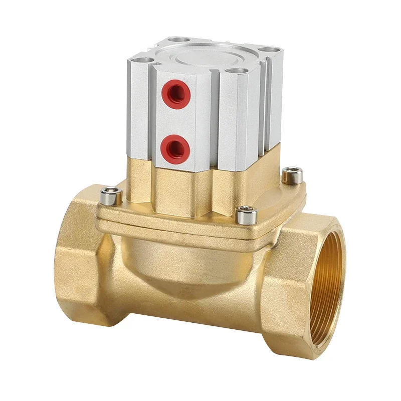 Solenoid Valve Vacuum Air Control Valve Brass Material Good Tightness 2Q160-15 2Q200-20 1/2“ 3/4”