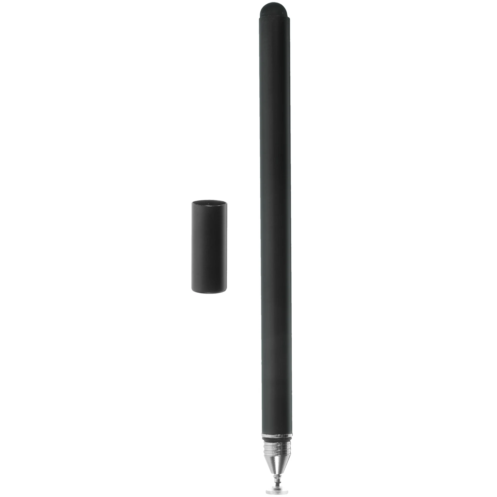 

Capacitive Stylus Pen Black Double Head Clear Suction Cup for Phone Tablet Touch Screens Devices Writing Drawing Smooth Grip
