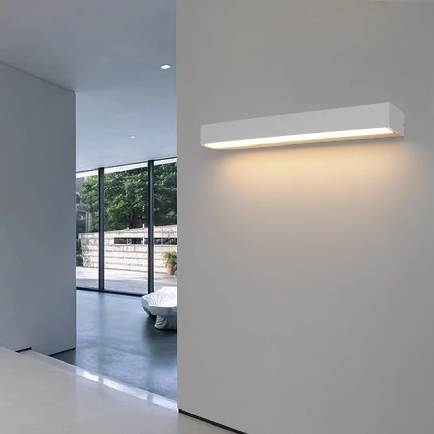 Imagem -03 - Lâmpada de Parede Ip65 à Prova Dágua Externa 12w18w30w Led Lâmpada de Parede Moderna Internaexterna de Alumínio