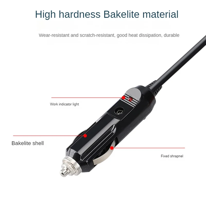 #91L Electronics Accessories,15A High Plus Lighter Head 30cm Car Lighter Plug Cable Adapter Cable,PC