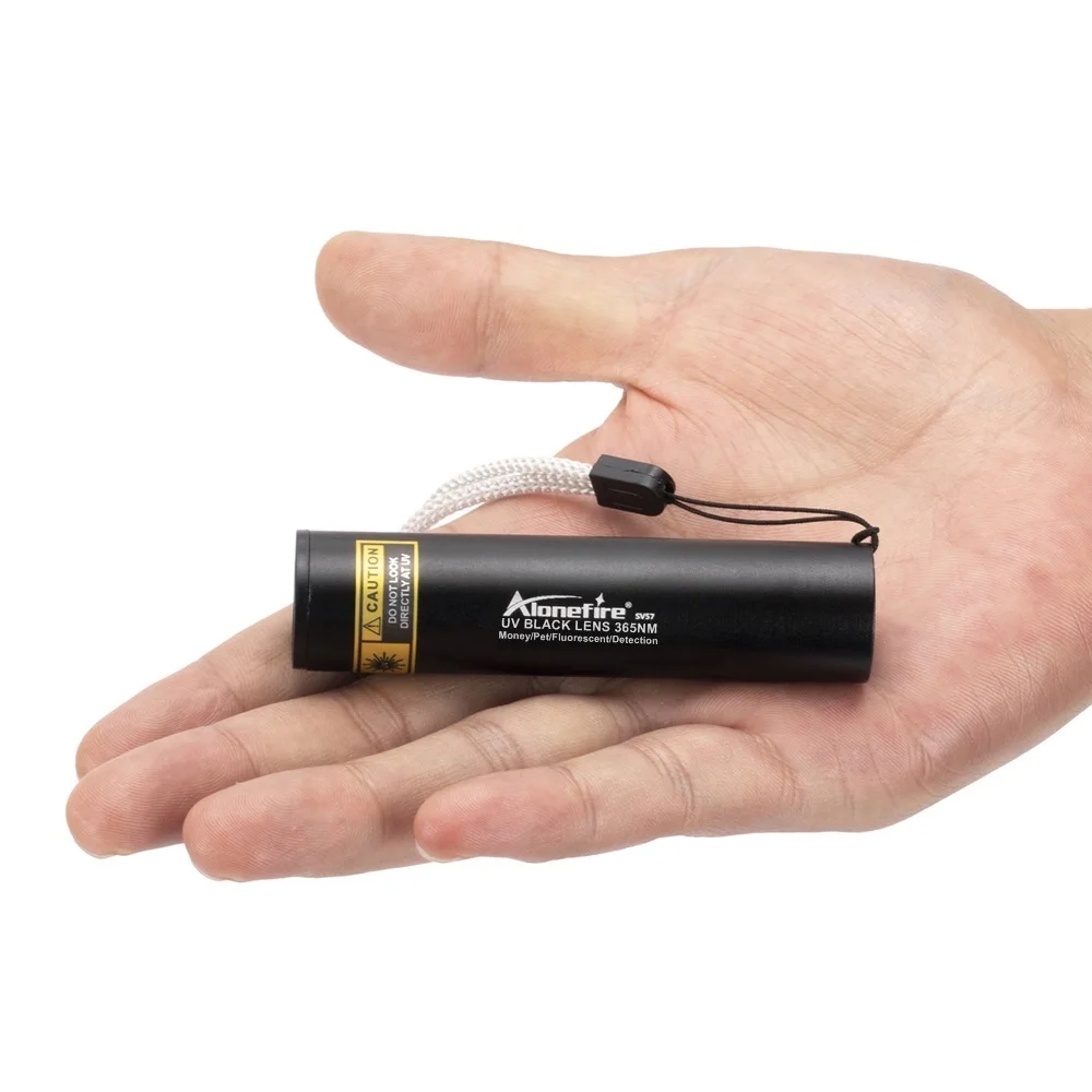Linterna UV 365nm recargable USB – Detección orina y billetes falsos - imagen 4