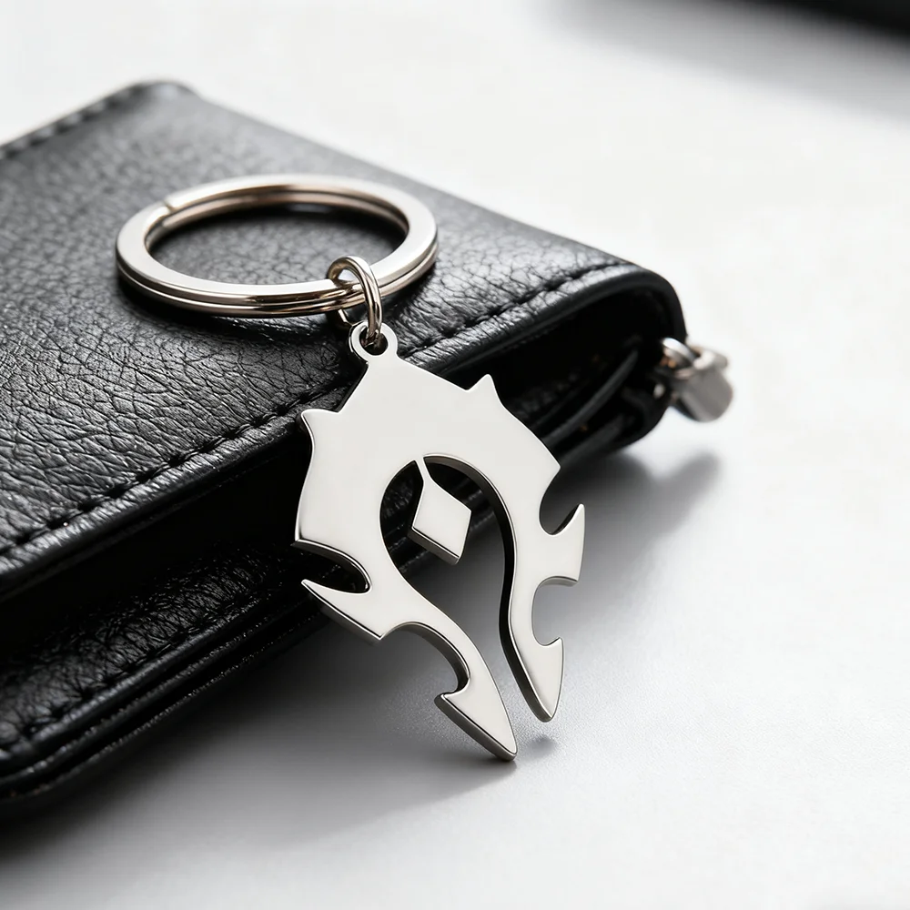 الفولاذ المقاوم للصدأ عالم حشد المفاتيح لعبة فيلم الشرير نجاح باهرة قلادة كيرينغ للنساء الرجال حقيبة الظهر الملحقات #4