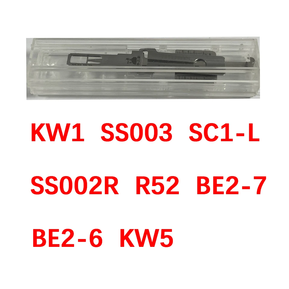 

Classic Lishi 2-in-1 Tool KW1/SS003/SC1-L/BE2-7/BE2-6/KW5/SS002R/R52 For Phillip