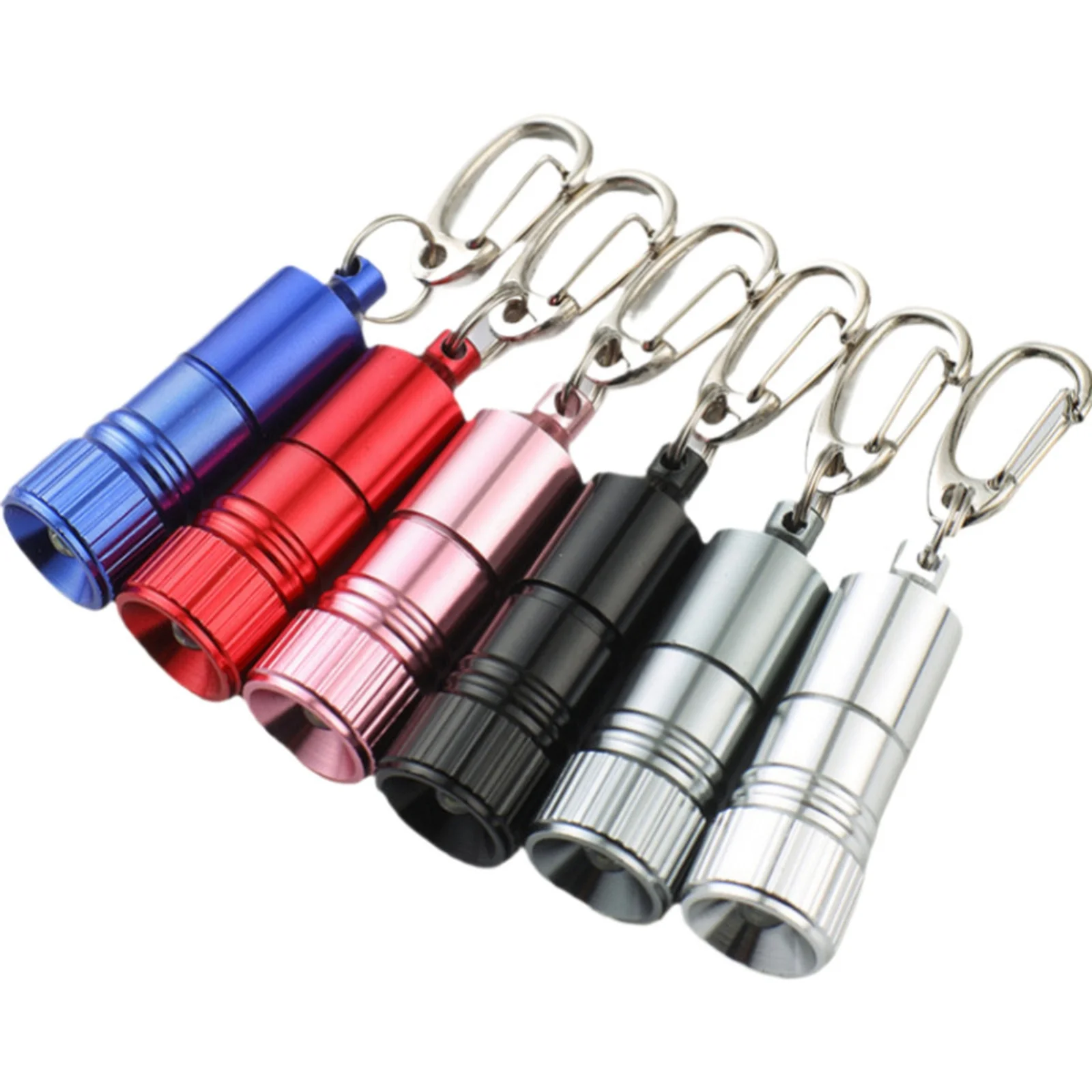  Mini Flashlight Keychain Ring Waterproof Small LED Flashlight Keychain Portable Keychain Light for Camping Holiday Gifts view 3