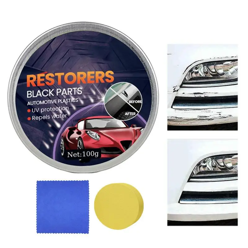 

Refurbish Agent for Car | UV-Resistant Waterproof Repair Wax for Automobile Parts | Portable Restoring Liquid for Restore Luster