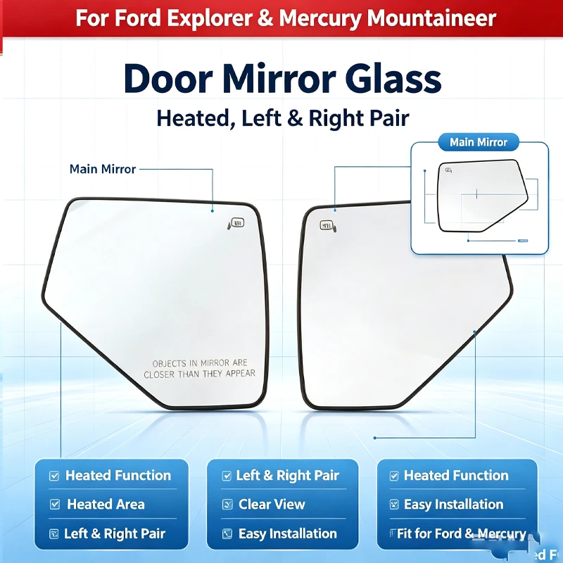 Suitable for Ford Explorer MercuryMountaineer 06-10 lens reversing mirror rearview lens