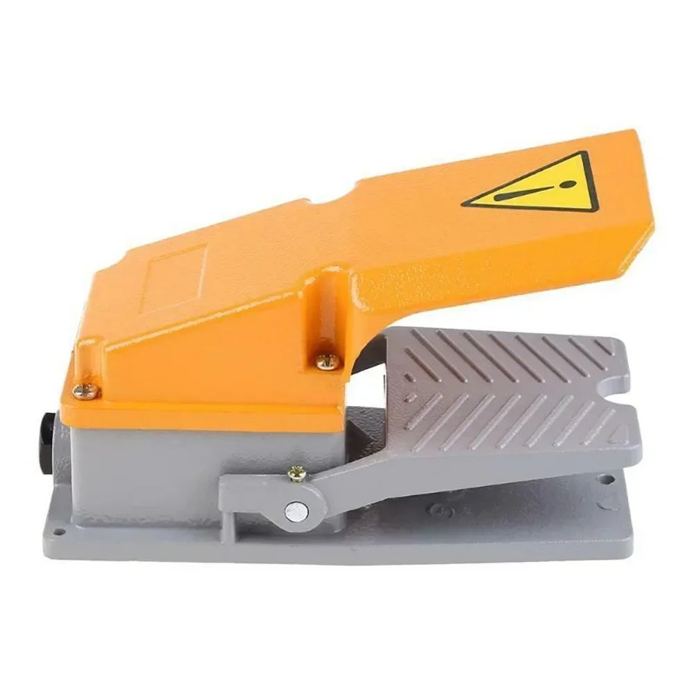 

Heavy Duty Aluminum Foot Switch Pedal, 15A SPDT with Guard, Silver Alloy Contacts, Suitable for Machine Tool Equipment