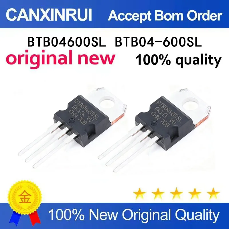 (5-100 Pieces)BTB04600SL BTB04-600SL TO-220 thyristor spot chip IC
