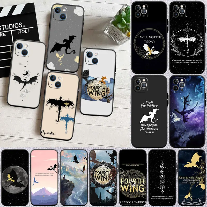 Fourth wing dragons Phone Case for Samsung Galaxy S24 S25 Ultra FE Plus Edge A22 A24 A25 A35 A02S A21S