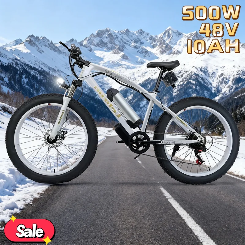 

The E-bike is equipped with a 500W power 48V 10AH battery. The electric bicycle has sensitive brakes and is comfortable to ride.