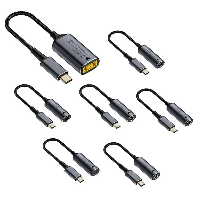 140w PD Input to Dc Output Cable USBs Type-c Output Charging Automatic Identification Converter for computer cell Phone laptops