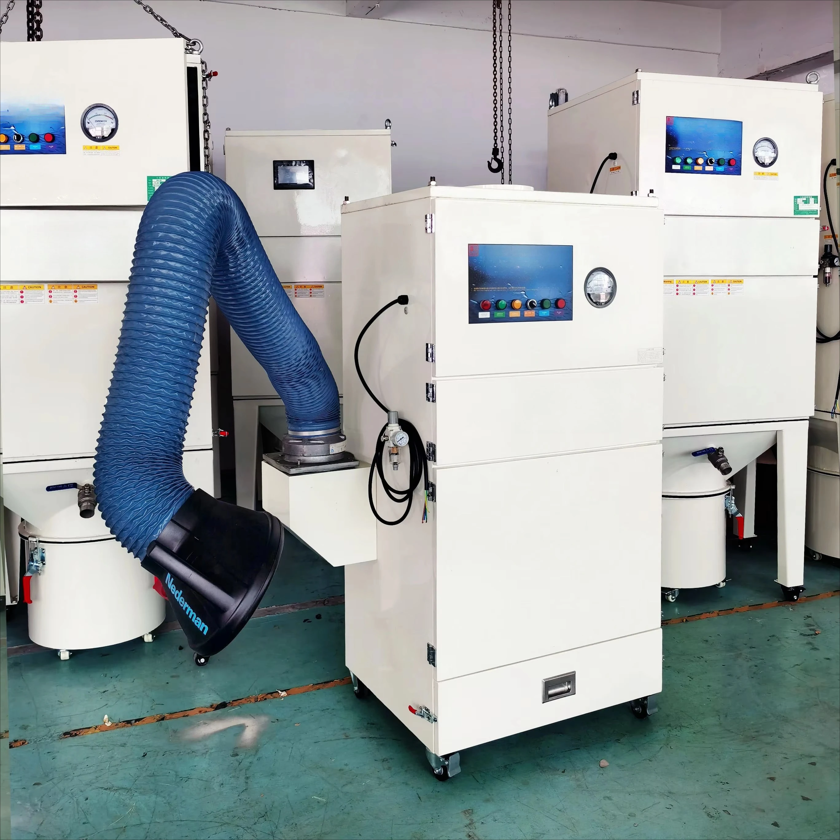 Pulse Jet Air Powder Cleaning Cartridge Filter Industrial Dust Collector