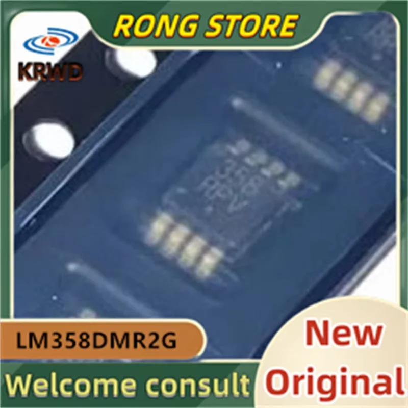 25PCS 358 New Original LM358DMR2G LM358 MSOP-8