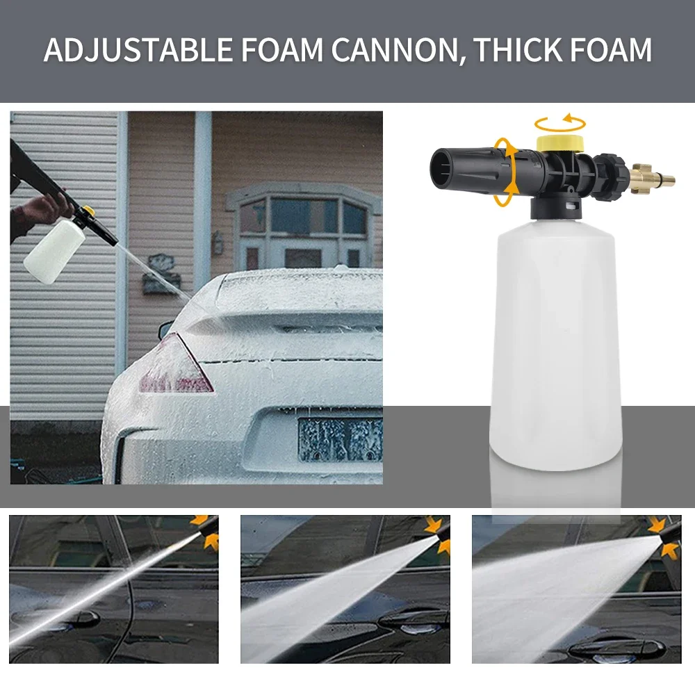 Car Washer Snow foam lance foam generator Car Wash Sprayer Foam Gun Maker for AR Black Decker Makita Bosch - view 3