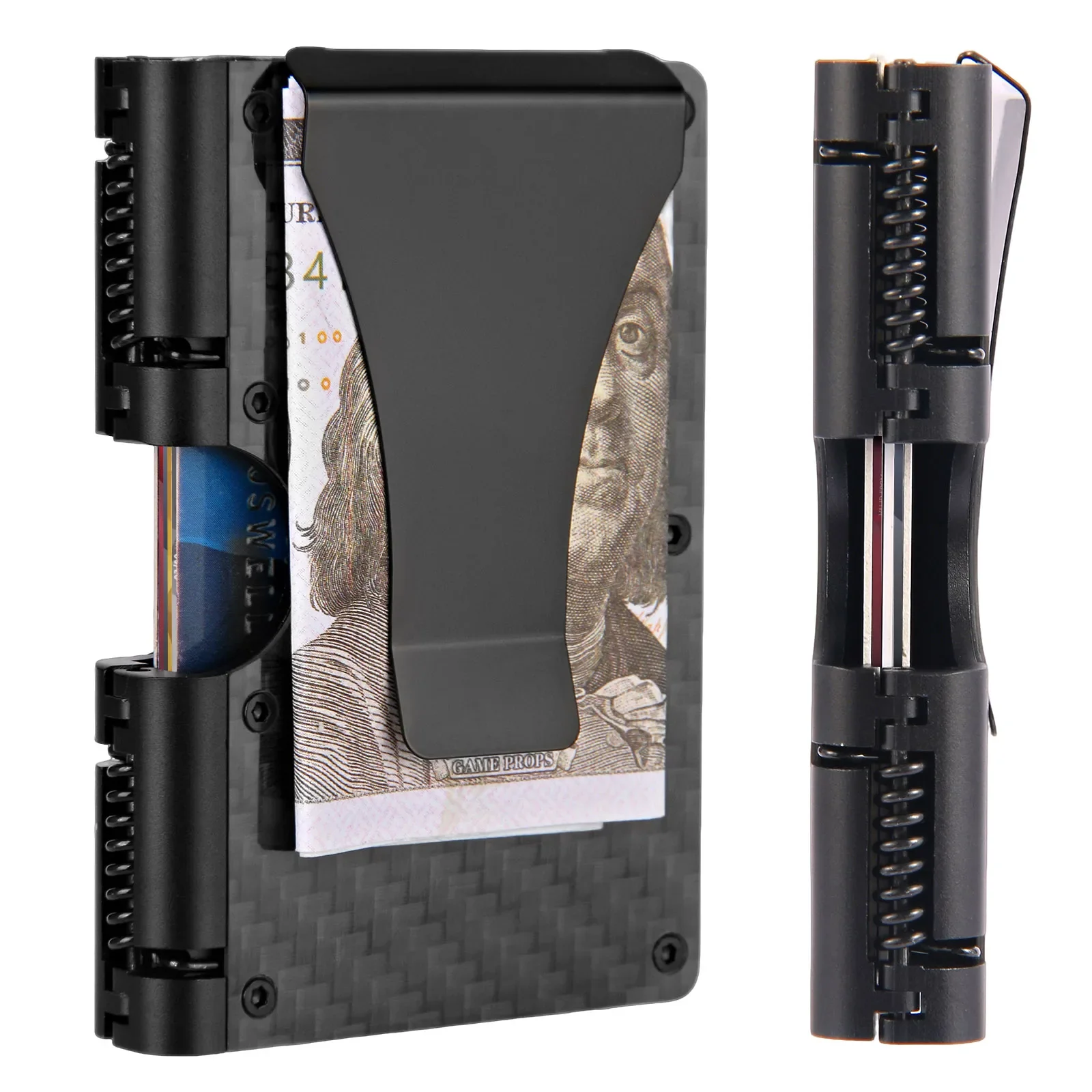 

Anti-theft ID Credit Card Holder Business Card Case Thin Aluminium Metal Wallets Pocket Case Bank Cardhoder for Wonen Men