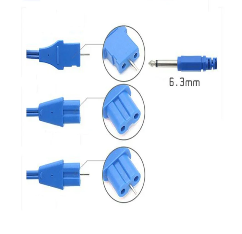 Cabo De Conexão De Placa Eletrostática De Alta Freqüência, LEEP Lip Head, eletrodo neutro de alta freqüência