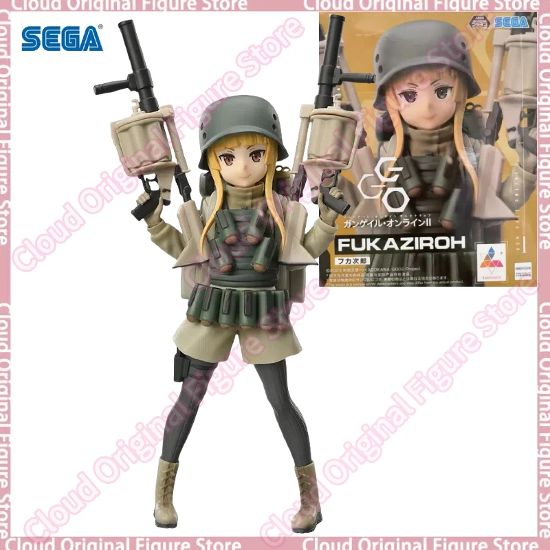 

In Stock 100% Original SEGA Sword Art Online Gun Gale Online Anime Fukaziroh Luminasta Action Figures Model Figurine Figuarts