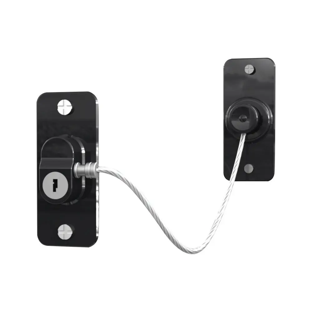 كابل أمان تثبيت قوي، قفل باب الثلاجة بكلمة مرور رقمية، قفل خزانة حماية الطفل، قفل أمان الطفل #1