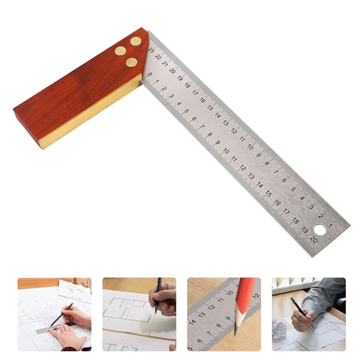 

90 Degrees Square Woodworking Measuring Tool Angle Ruler Carpenter Measurement L-shaped Protractor Metal Welding Fixing Locator