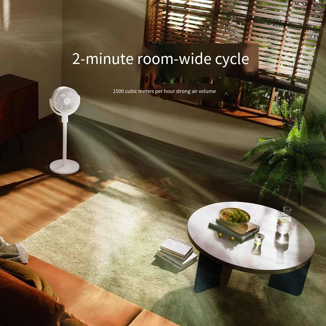 샤오미 스마트 스탠딩 선풍기 강풍 저소음 AC 주파수 변환 전기 선풍기 미지아 앱 무선 제어 타이밍 선풍기