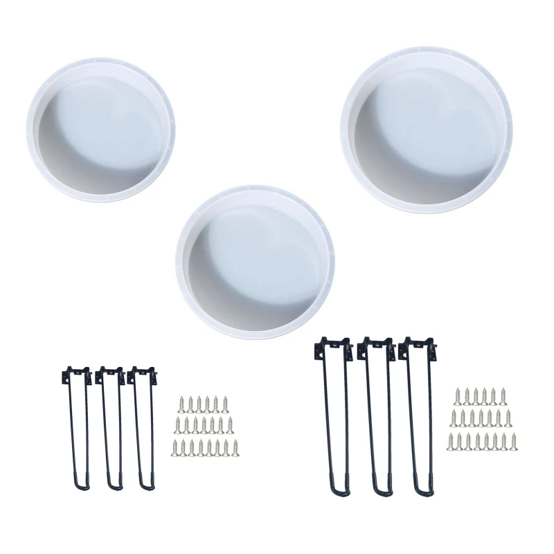 Table Resin Molds Epoxy Resin Molds for Big Tray,Clock,Resin Art,Resin Casting