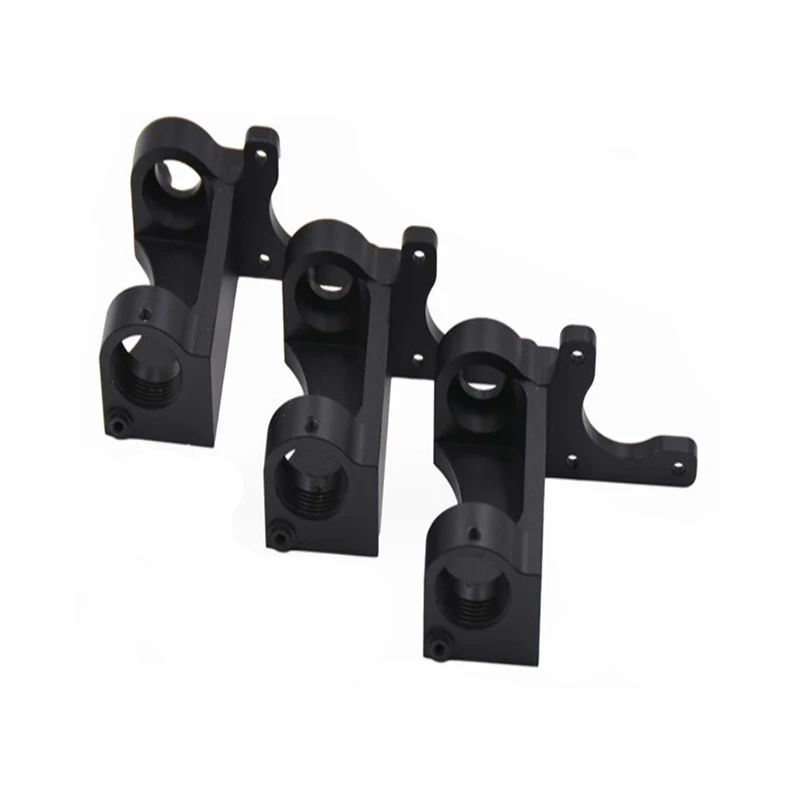 CNC machining, aluminum alloy precision machining, black anodizing, multi-link mechanical holder