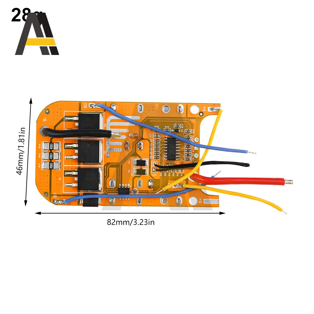 5S 21V لوح حماية بطارية الليثيوم PCB لوح حماية شحن البطارية لملحقات أدوات الطاقة
