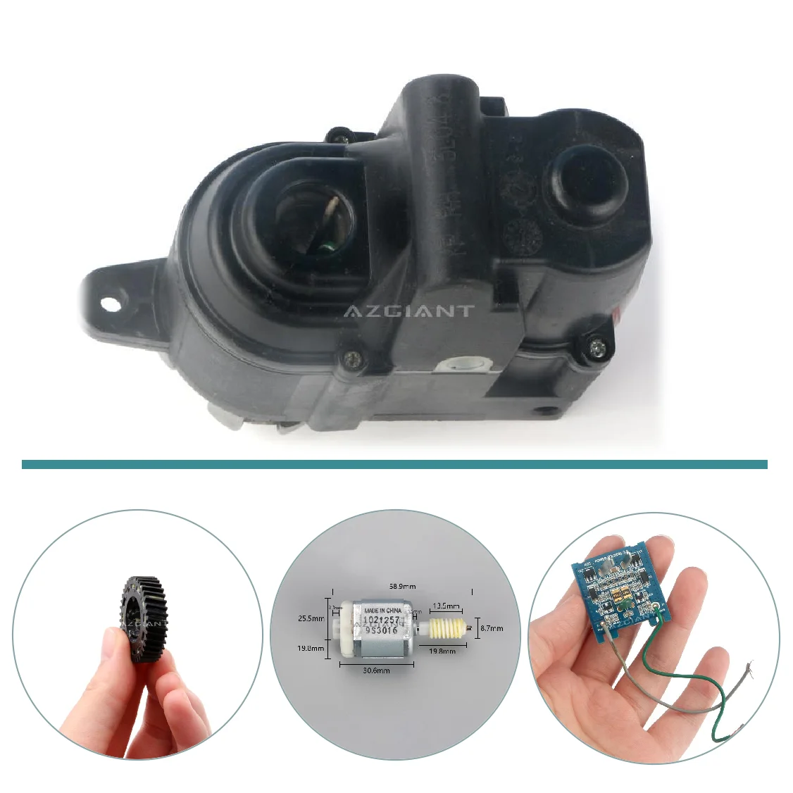 Car Side View Mirroractuator Module for Kia Sportage R, Sedona 3.3L V6 Motor Gear Electric Board Drive / Passenger Side