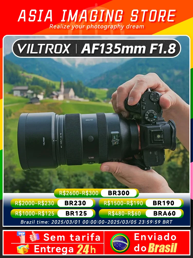 Viltrox AF 135mm F1.8 LAB Cameras Lens Full Frame Auto Focus Lens For Sony FE Mount Cameras Dor zve10 ZV-E1 A7 A7CR A7C2 A6700