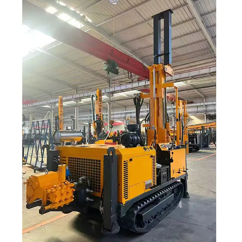 

China Borehole 180m Core Drilling Rig Machine Hydraulic Air Drive Drill Rig Diesel Engine Sample Drilling Rig for Philippines